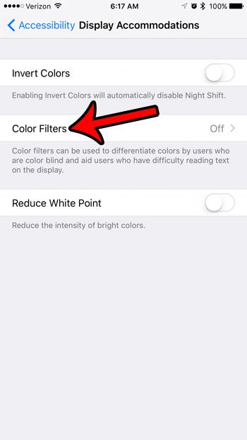 select Color Filters