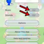 how to turn off music and sound in super mario run