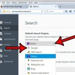 how to set google as the default search engine in firefox