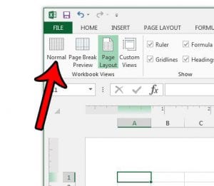 how to change the view setting for all excel worksheets at once