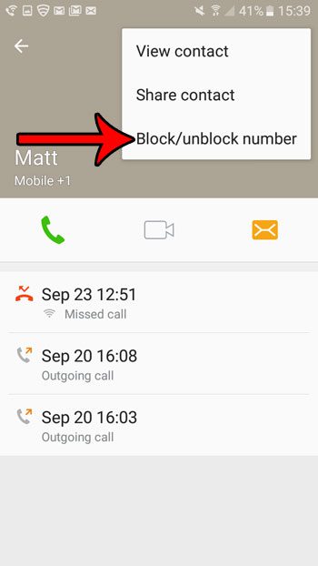 how to block a phone number in android marshmallow