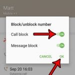 how to stop unwanted caller in android
