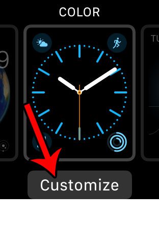 customize an apple watch face