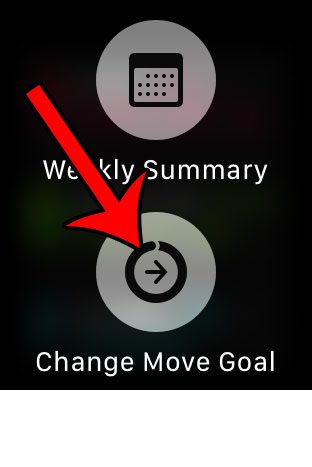 how to change your calorie goal on the apple watch