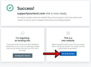 how to set up a new website on studiopress sites