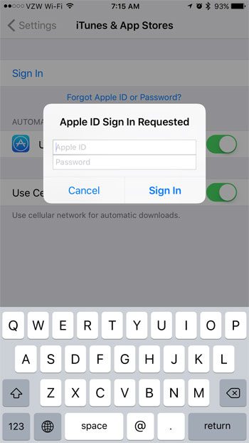 How to Switch iTunes Accounts on an iPhone 7 - 82