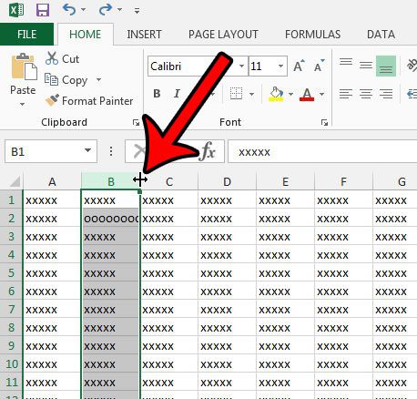 How to Expand Cells Horizontally in Excel 2013 - 71