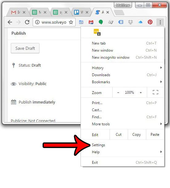 undo all changes to google chrome settings