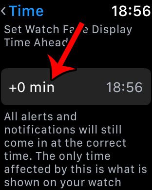 how to make time fast on apple watch