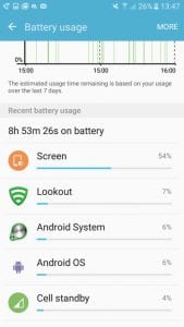 view battery usage statistics in android marshmallow