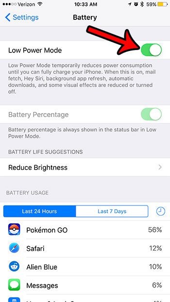 10 tips to improve battery life on iphone 7