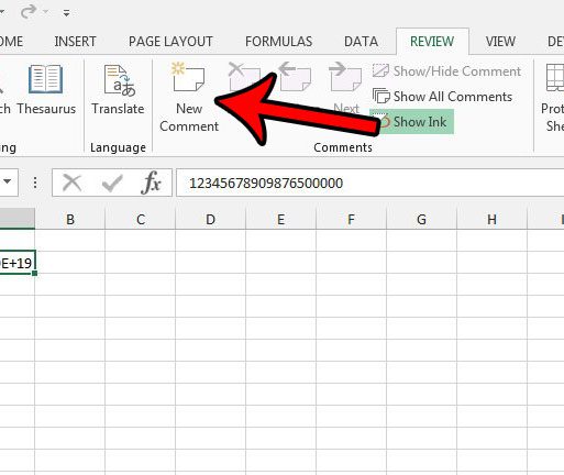 how to add a comment in excel 2013