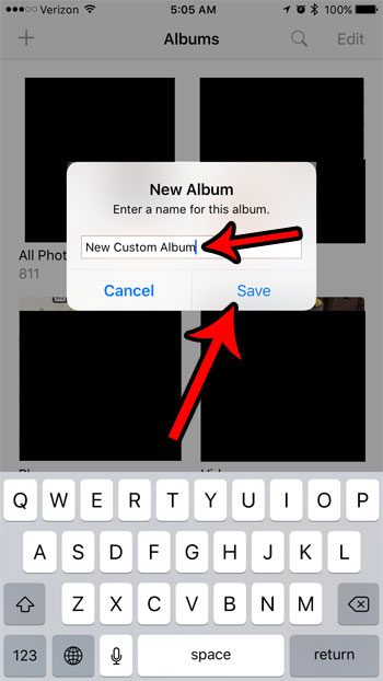 how to organize photos on the iphone 7