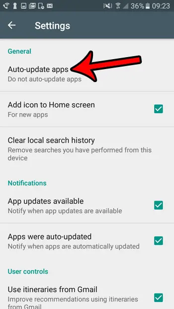 android how to turn on automatic app updates