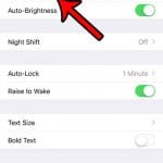 how to reduce brightness on the iphone 7