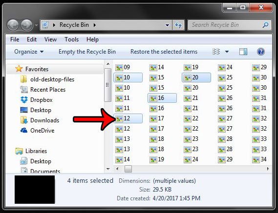 Recover files from recycle bin windows 7