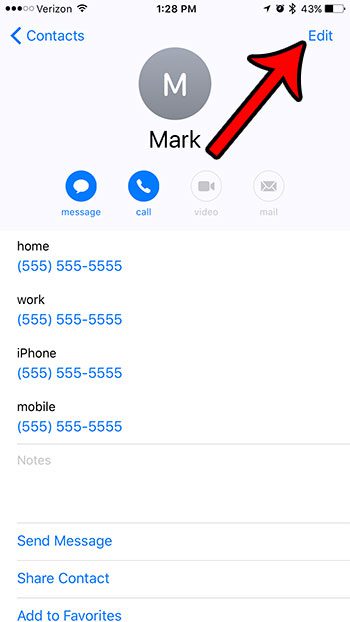 how to remove an iphone contact from the contacts app