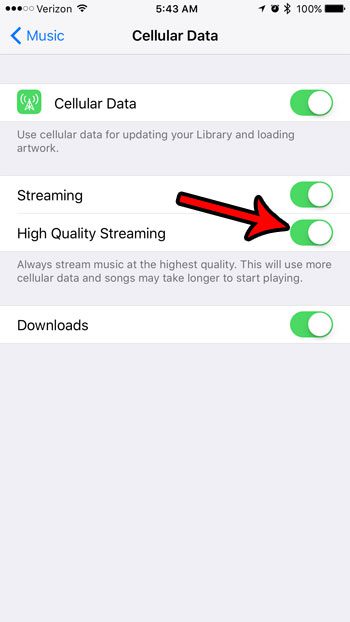 how to stream high quality music on the iphone 7
