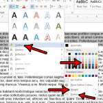 how to outline text in word 2013