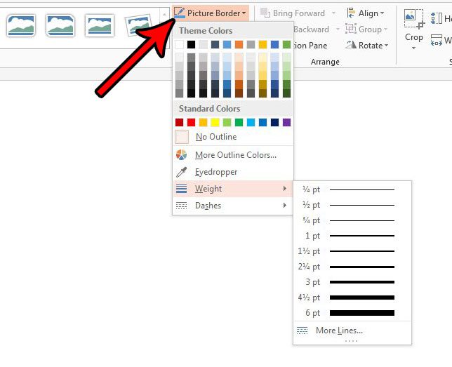 How To Put A Border Around A Picture In Powerpoint 2013 Solve Your Tech