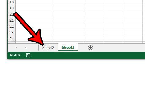 select the worksheet tab with the pivot table