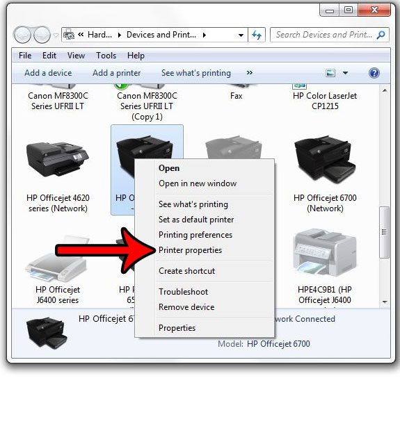 how to rename a windows 7 printer