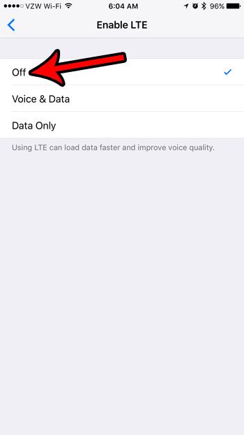 Como mudar de LTE para 3G no iPhone 7