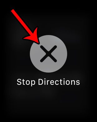 Cómo detener la dirección de los mapas en Apple Watch