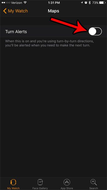 How to Turn Off Maps on Apple Watch - 63