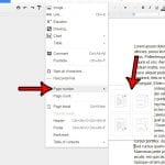 how to add page numbers in google docs