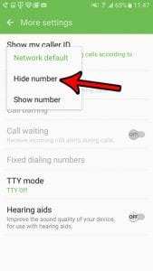 how to block your caller id in android marshmallow