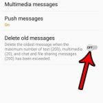 how to stop deleting old messages in android marshmallow