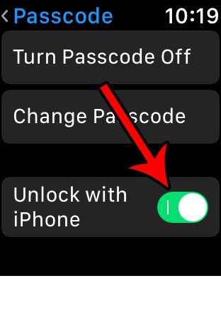 how to unlock apple watch with iphone