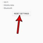 how to reset network settings in android marshmallow