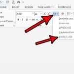 how to toggle case in word 2013