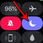 turn off the crescent moon icon