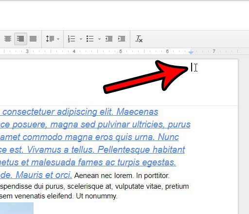 how to delete a header in google docs