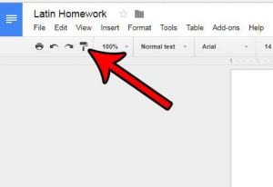 how to copy and paste formatting in google docs