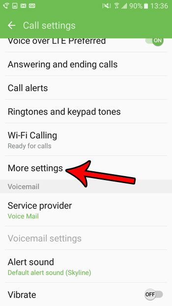 call waiting setting in android marshmallow