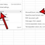 convert google sheets to microsoft excel