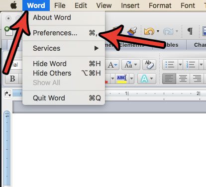 open word 2011 preferences