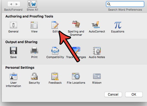 disable word 2011 for mac drag and drop