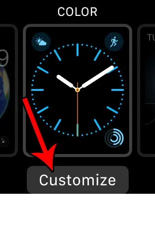 customize watch face