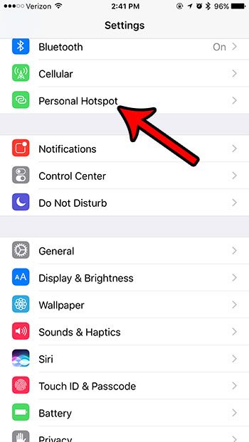 how to turn off personal hotspot iphone 7