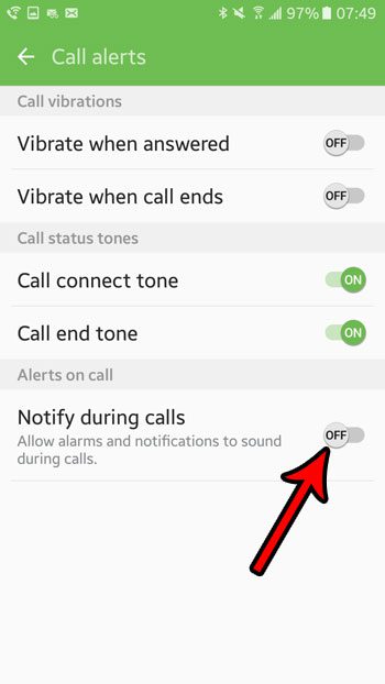 how to block notifications during calls in android marshmallow