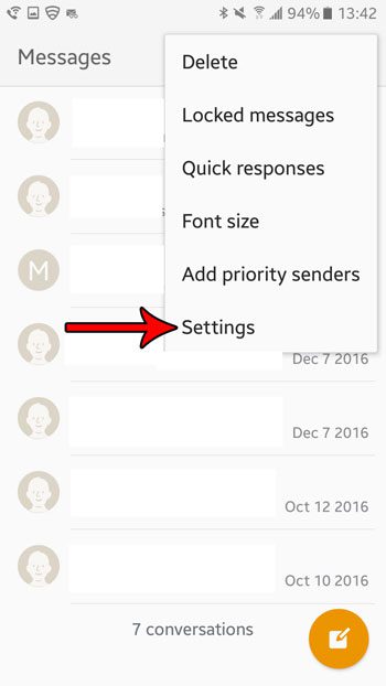 phone turn off auto preview on images for text messages