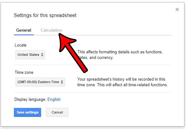 enable google sheets iterative calculations