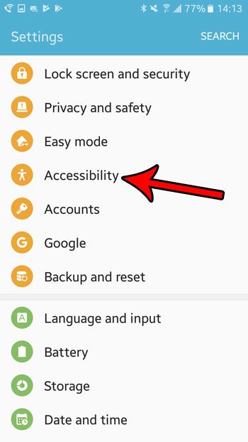 how to enable single tap mode on android