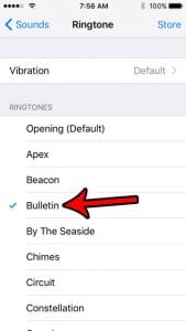 how to change the ringtone on an iphone se