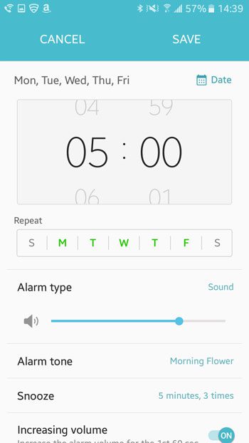 how to create an alarm in android marshmallow